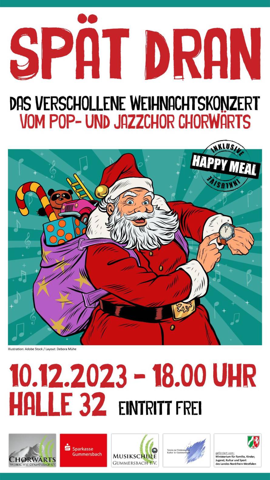  Chorwärts 'Spät Dran 2023' Poster 